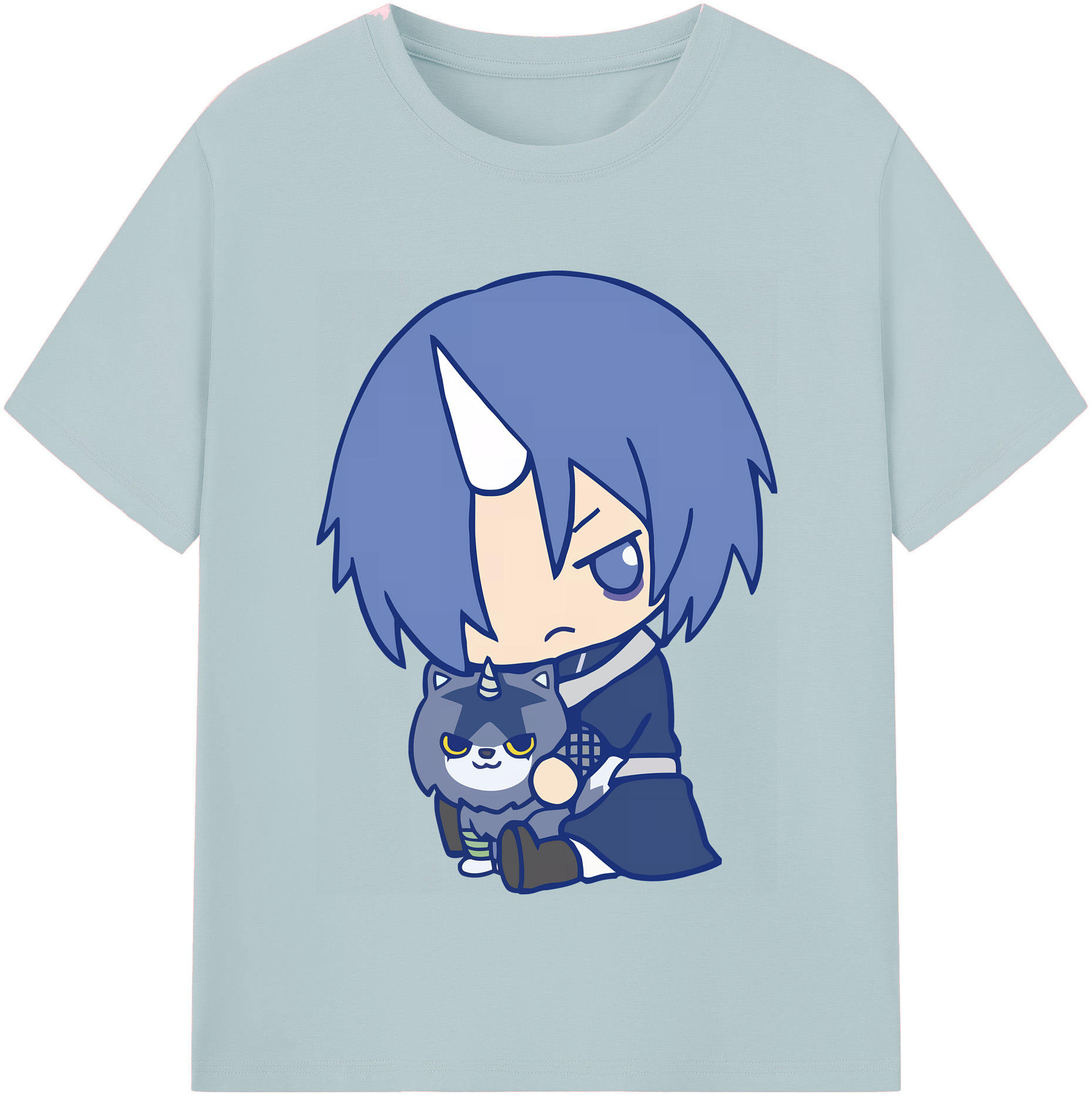 （画像用） 転スラ Regarding Reincarnated to Slime 綿100％半袖Tシャツ（フロントプリント）